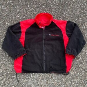 Vintage Mac Tools Reversible 1/4 Zip Pullover Sweater Fleece Jacket L/XL